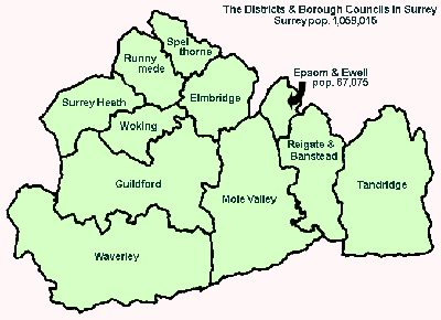 surrey Map